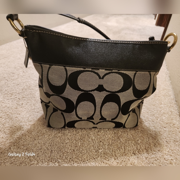 COACH SIGNATURE JACQUARD LEGACY Shoulder bag - Picture 2 of 11